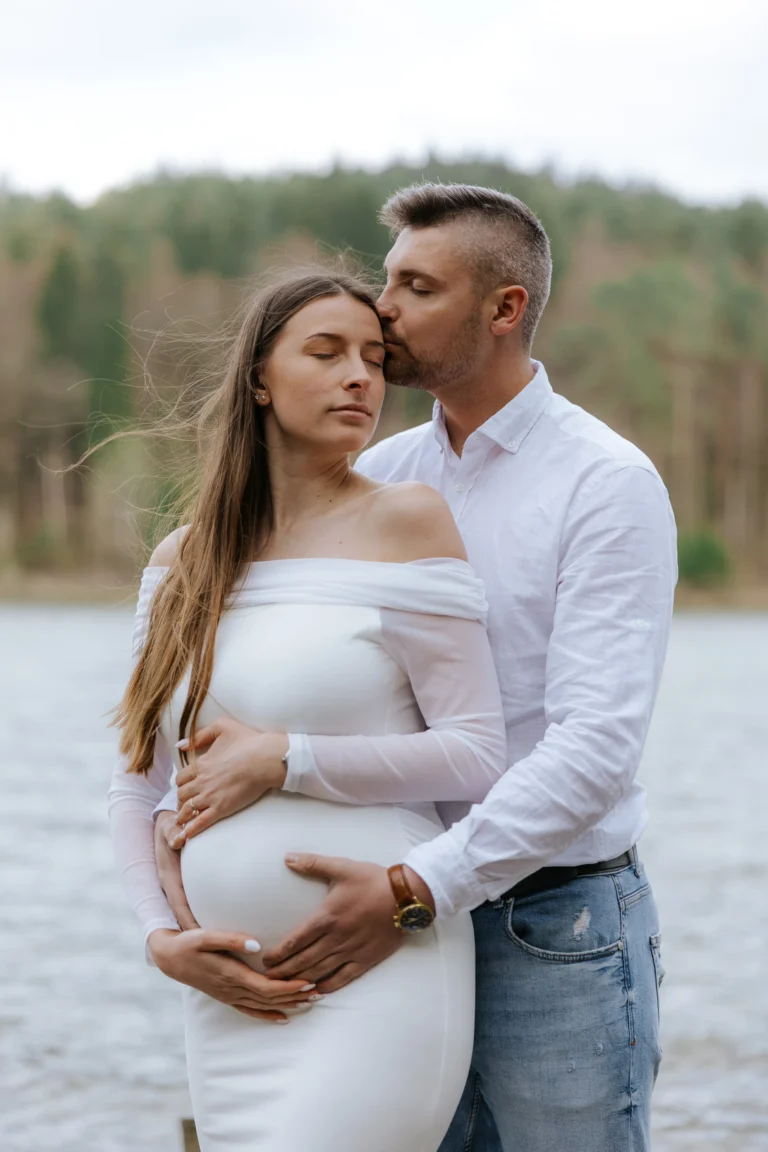 Nosečniško fotografiranje na prostem
